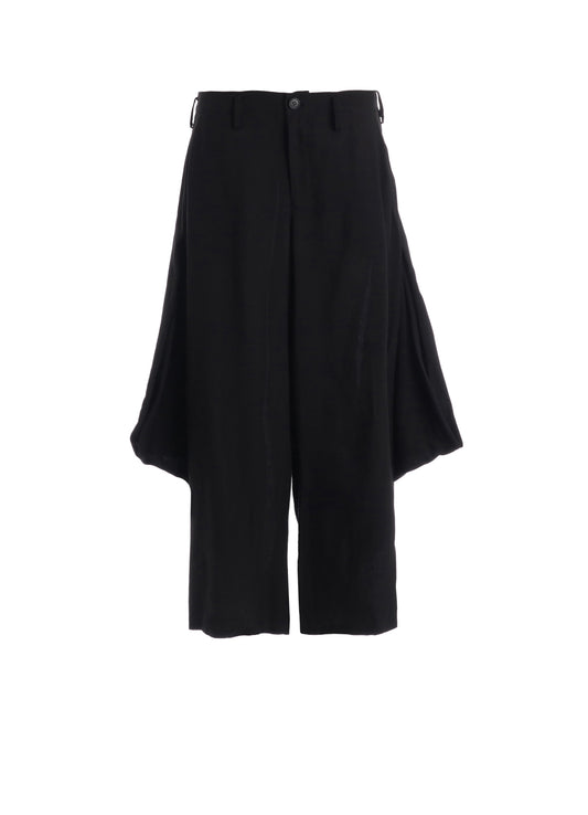 CELLULOSE/ LINEN LAWN BIG TUCK PANTS B