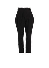 WRINKLED TYPEWRITER WAIST TUCK PANTS