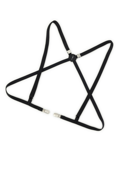 NOT LEATHER WAVE DESIGNED SLIM SUSPENDER