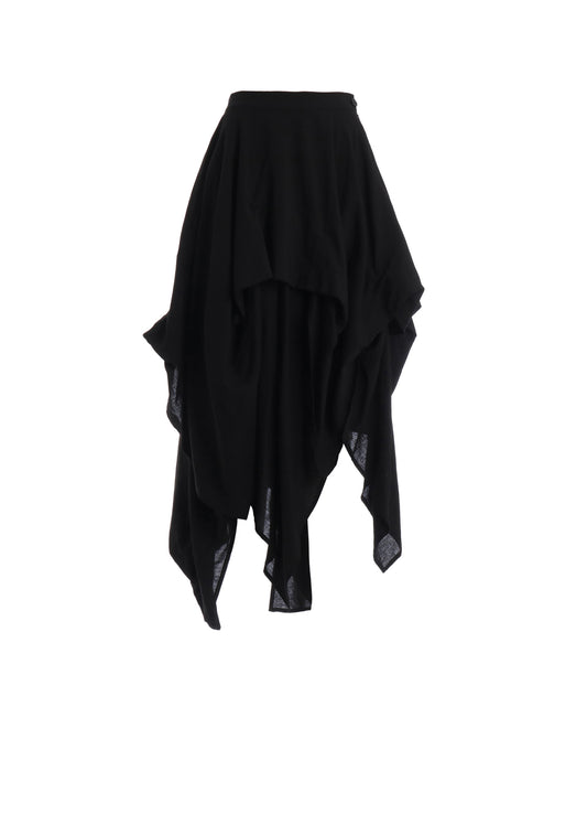 CELLULOSE/ LINEN LAWN LAYERED SKIRT