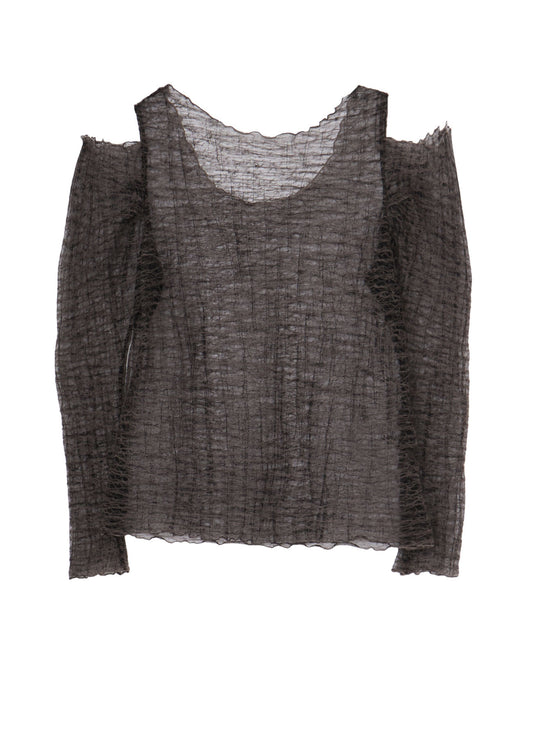 GATHER SLEEVE LONG CUTSEW