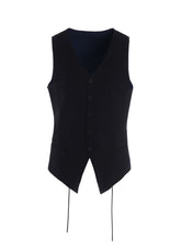 C/LI MUSLIN LACE UP VEST