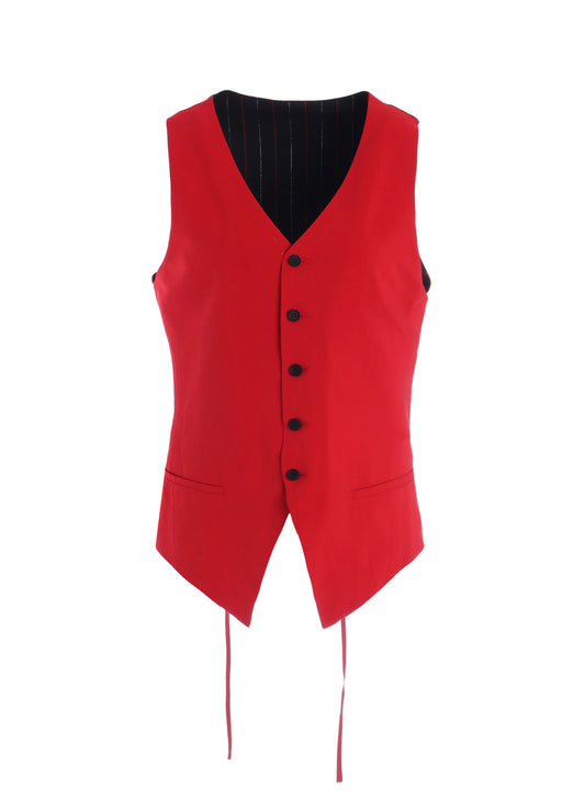 RY/ WRINKLED LACE UP VEST
