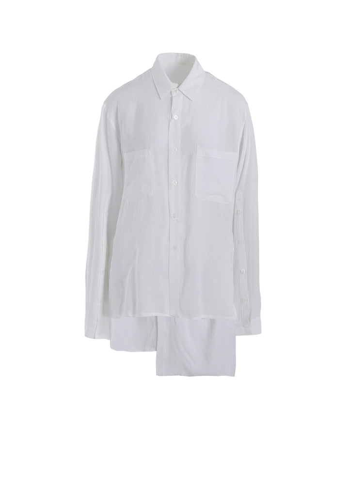 SOFT LAWN BACK SLIT SHIRT