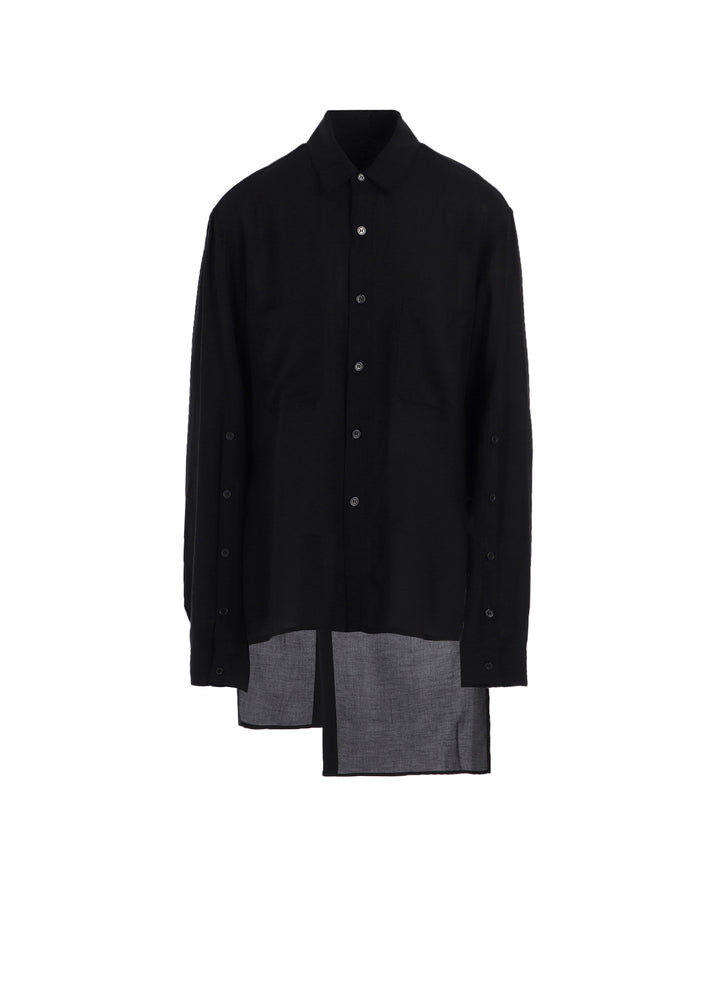 SOFT LAWN BACK SLIT SHIRT