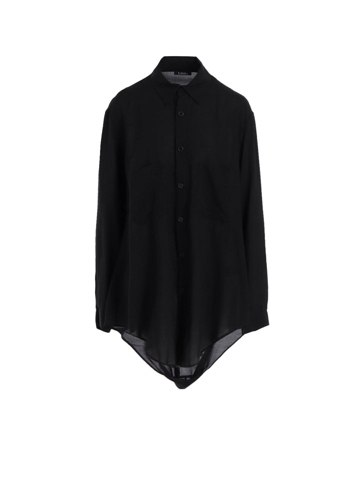 SOFT LAWN HEM PUFF SHIRT