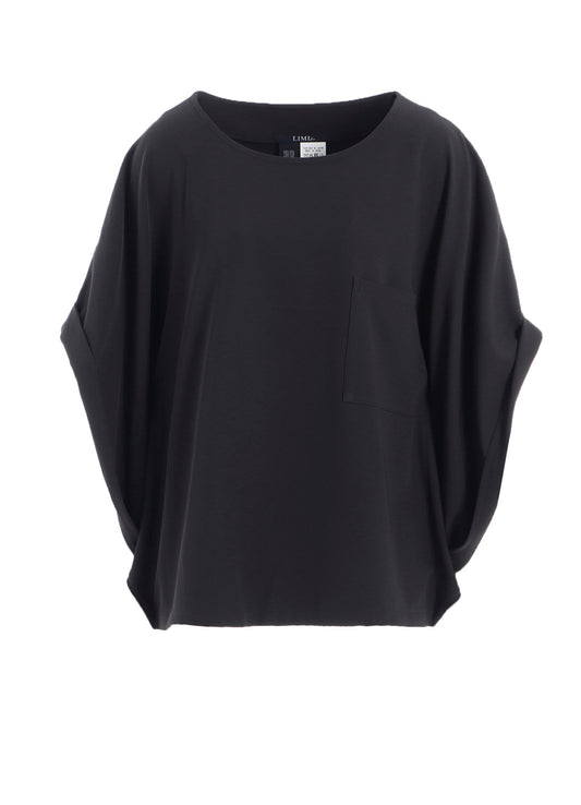 DOUBLE SATIN DOLMAN SLEEVE BLOUSE B