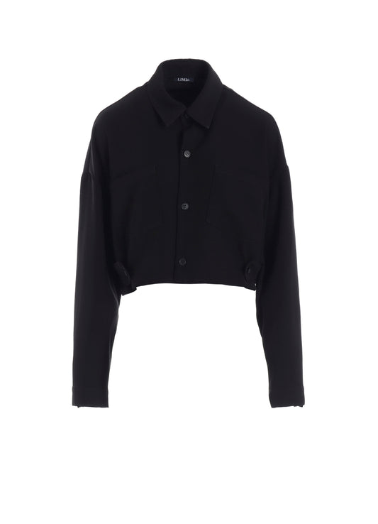 DOUBLE SATIN SHIRT WITH WAIST TAB A