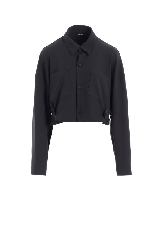 DOUBLE SATIN SHIRT WITH WAIST TAB B