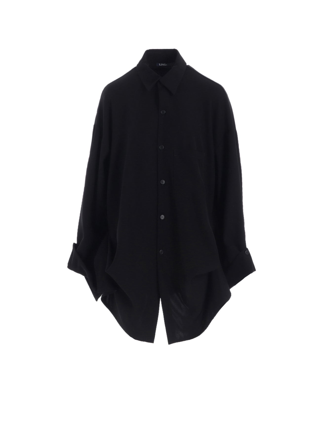 トップス Limi feu Black L/S Shirt LIMI feu TOP | Yohji Yamamoto (ヨウジヤマモト) Official Site