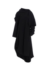 MILLED GABARDINE DRESS WITH SCARF