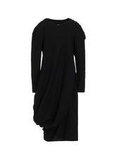 MILLED GABARDINE TWIST DRESS