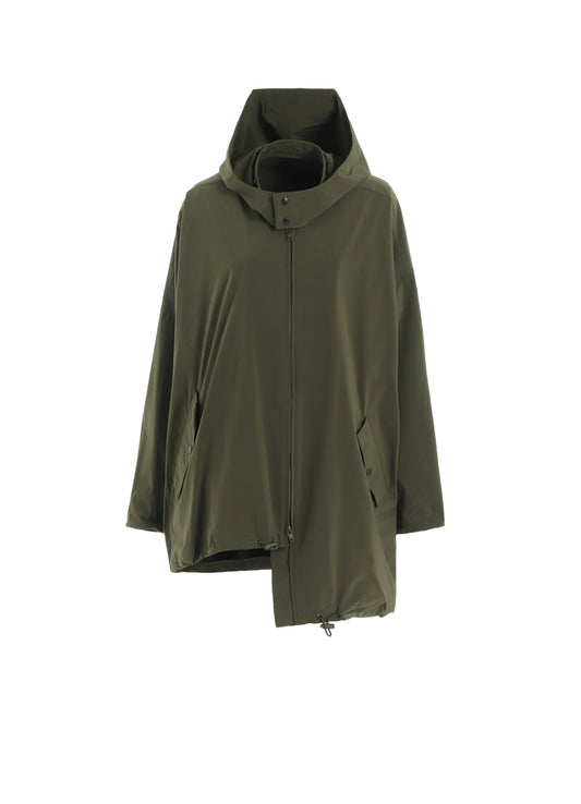 ASYMMETRY BLOUSON WITH HOODIE