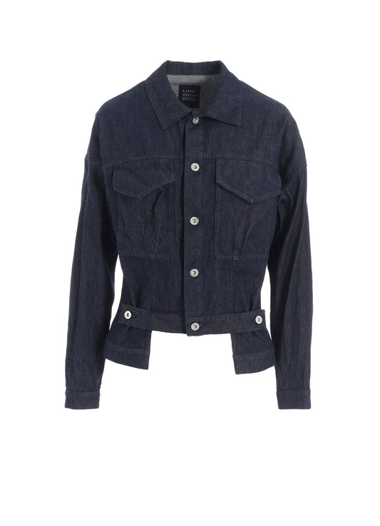 8oz DENIM STEP HEM JACKET
