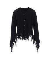 CRUSHED RIB CARDIGAN