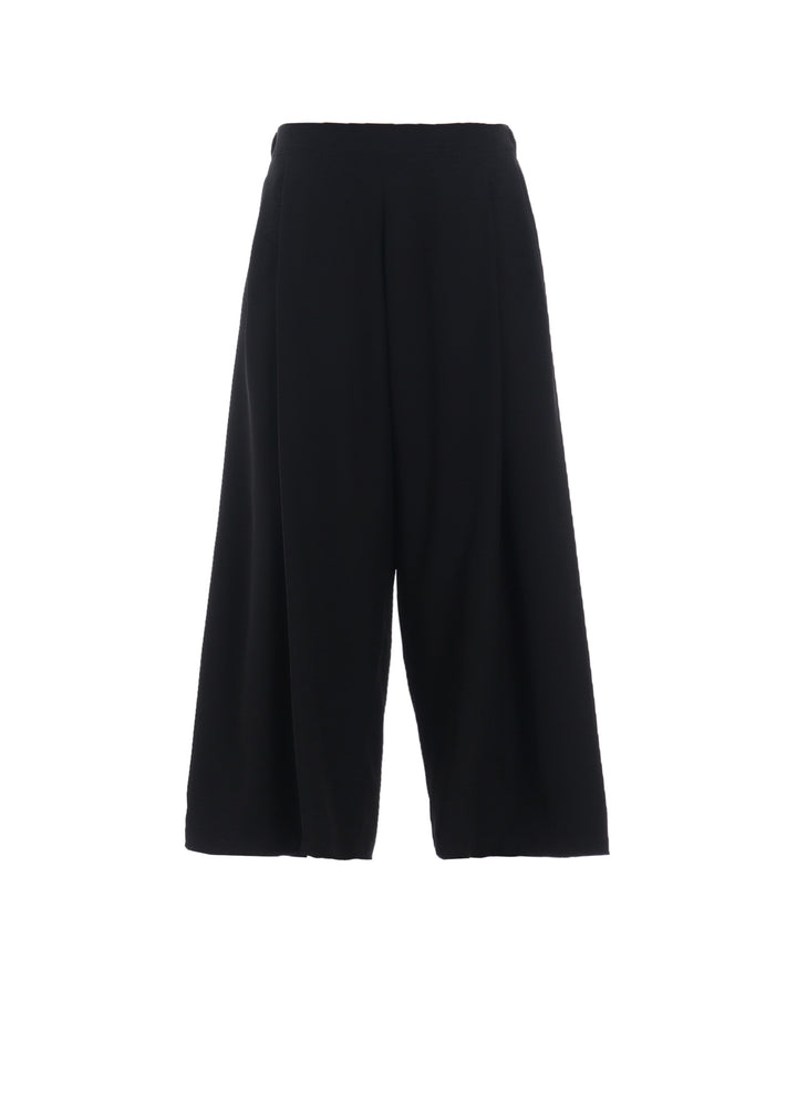 DOUBLE SATIN CROPED PANTS