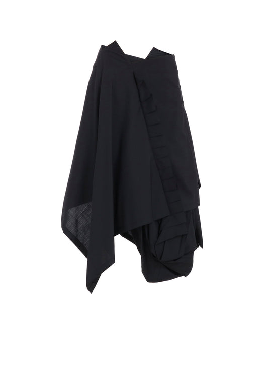 TROPICAL PLEATS CONBINATION SKIRT