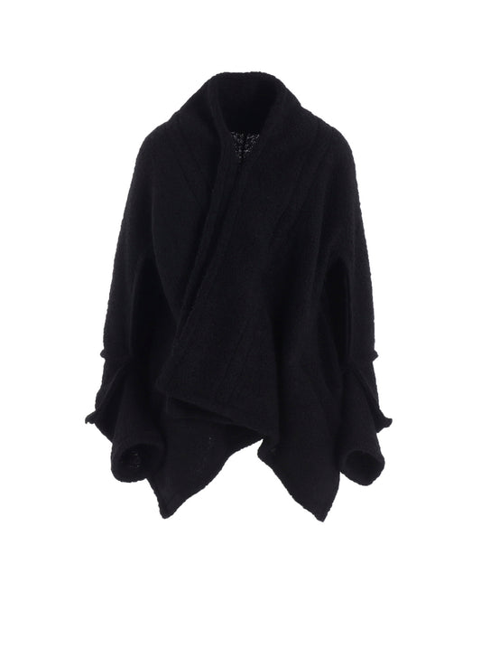 LOOP INLAY FRILLED COLLAR JACKET