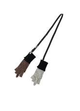 SLUB MIX BELTED MIDDLE FINGER GLOVE