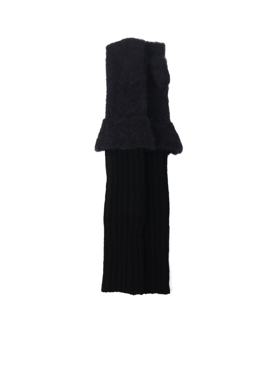 BRUSHED ALPACA LONG ARM MITTEN