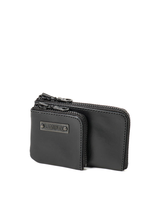 MATTE OIL LEATHER MINI WALLET