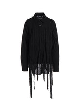 WASHER TYPEWRITER FRINGE SHIRT