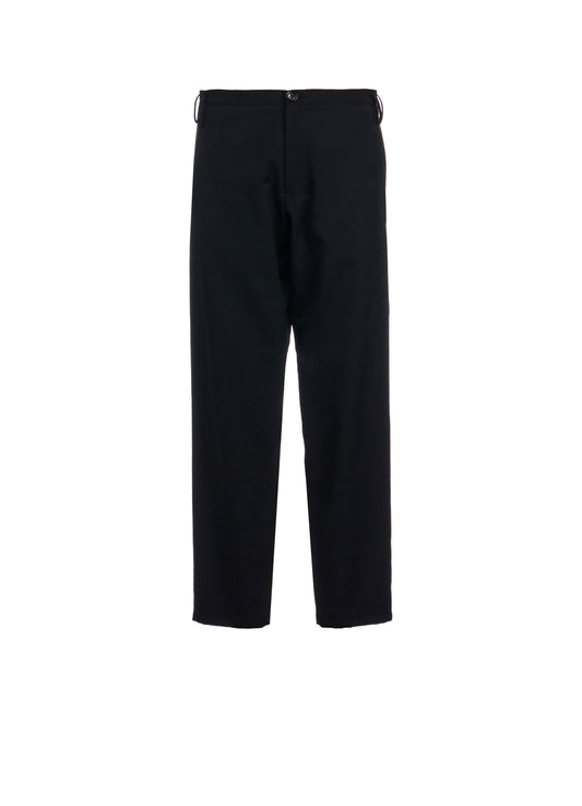 WOOL GABARDINE STRAIGHT PANTS