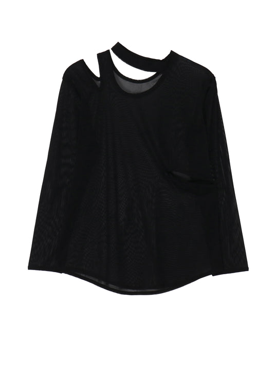 【12/13 10:00(JST) Release】TULLE SLIT LONG SLEEVE T-SHIRT