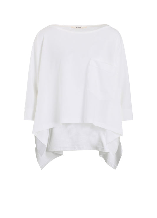 PLAIN STITCH BIG SQUARE T-SHIRT