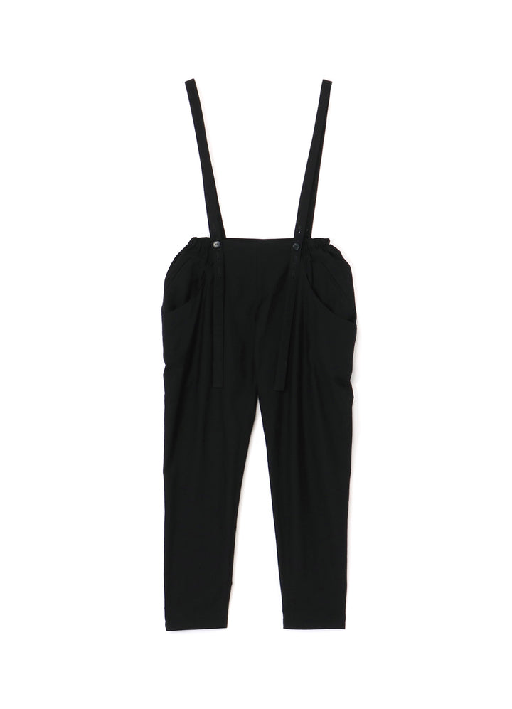 COTTON SERGE PANTS WITH SUSPENDERS