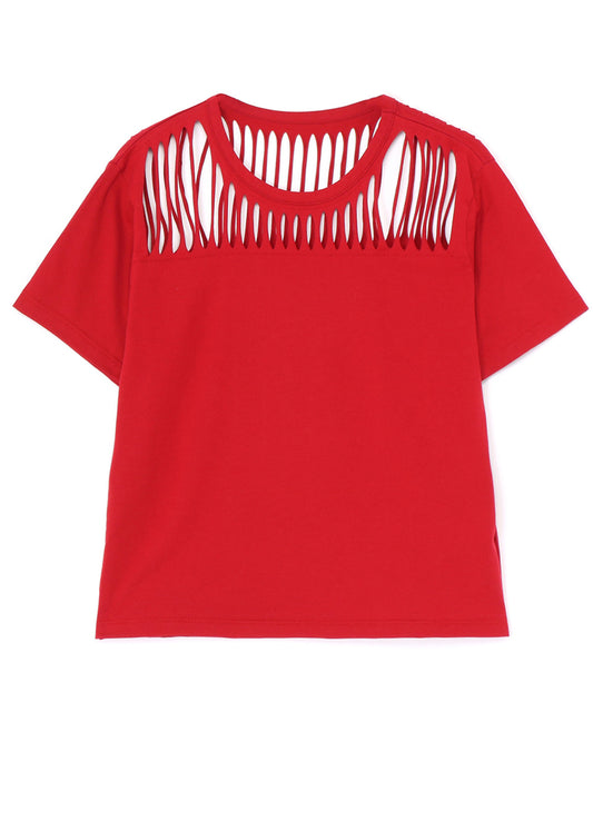60/2 COTTON JERSEY CUTOUT T-SHIRT