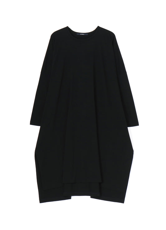 RAYON PLAIN STITCH SQUARE LONG T-SHIRT