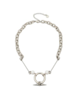 PIERCED PEARL NECKLACE