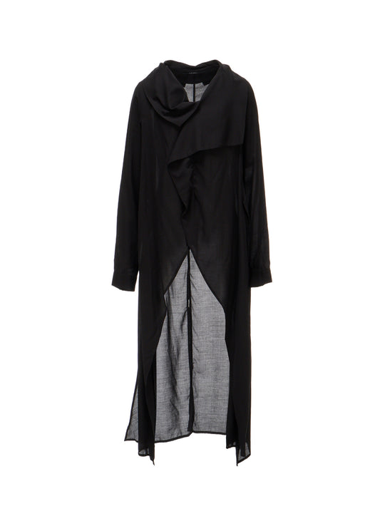 SOFT LAWN  LONG DRAPED BLOUSE