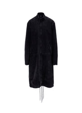 CHEMICAL BLEACHED DENIM MODS COAT