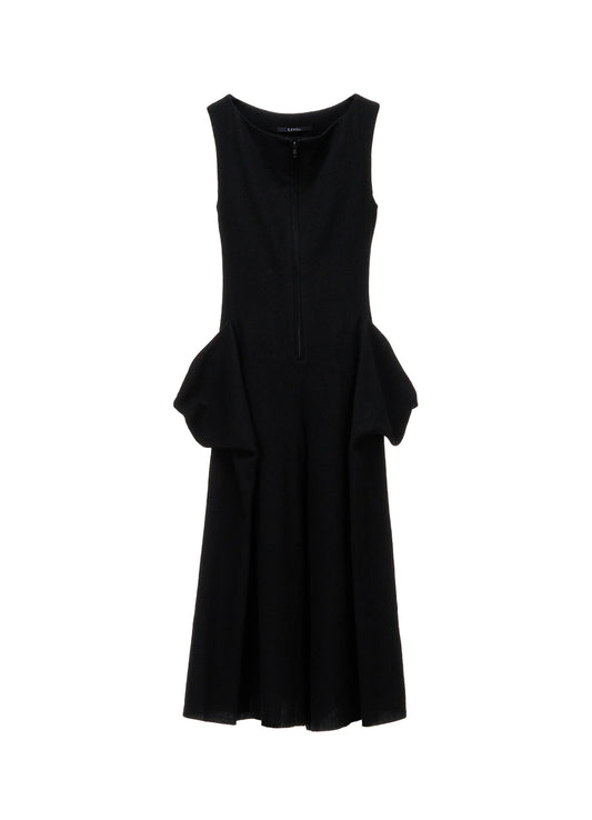 LIGHT SERGE A DRAPED POCKET JUMPSUIT