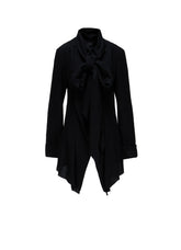 HERRINGBONE RIBBON DETAIL DOUBLE JACKET