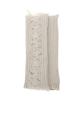 W/ CRUSHED RIB DISTRESSED LEG WARMERS