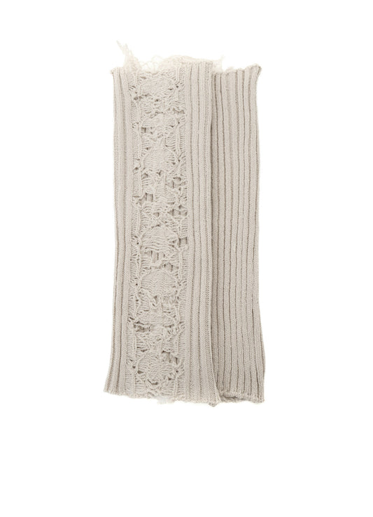 W/ CRUSHED RIB DISTRESSED LEG WARMERS