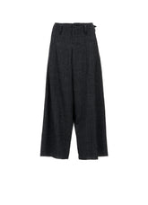 HERRINGBONE BIG TUCK PANTS