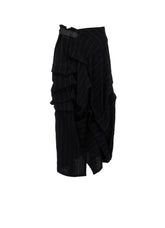 C/W STRIPE  TUCK SKIRT