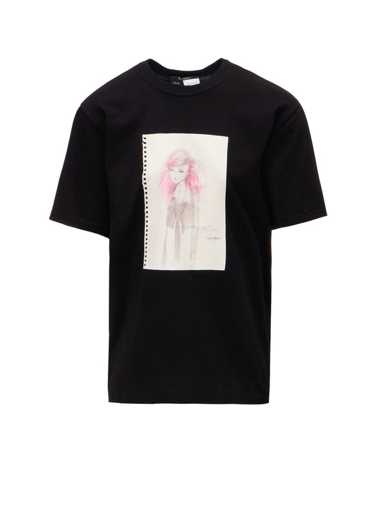 ERI PRINT C CREW NECK SHORT SLEEVE T-SHIRT