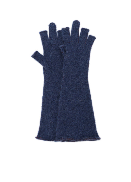 W/P SOFT KNIT FLARED MIDDLE FINGERLESS GLOVES