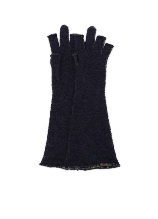 W/P SOFT KNIT FLARED MIDDLE FINGERLESS GLOVES