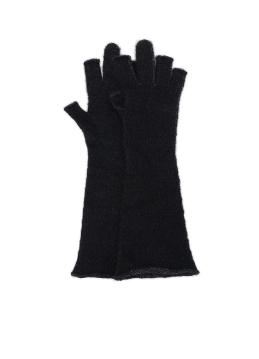 W/P SOFT KNIT FLARED MIDDLE FINGERLESS GLOVES