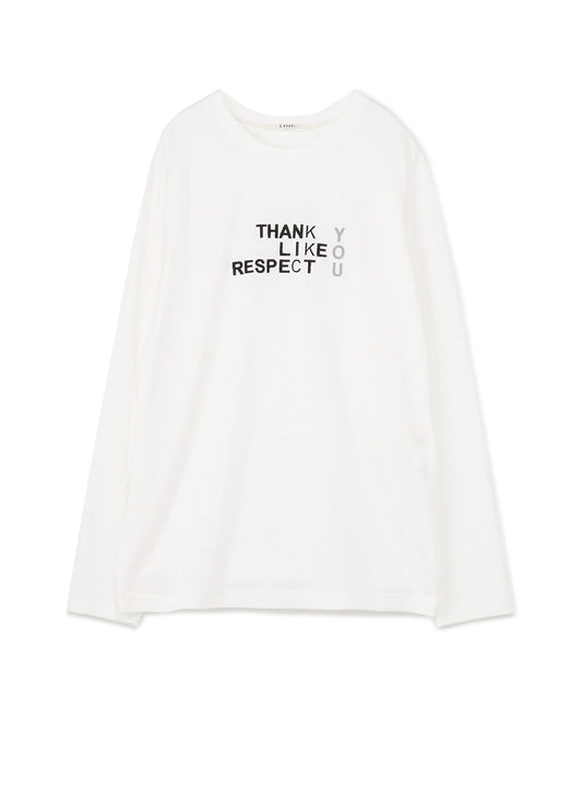 FU*K YOU Embroidery Oversized Long T-Shirt