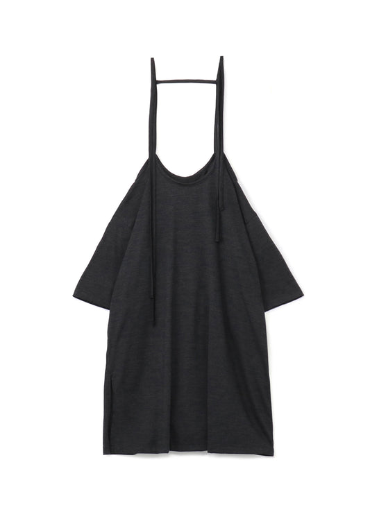 Silky Wool Plain stitch Suspender Hanging Skirt