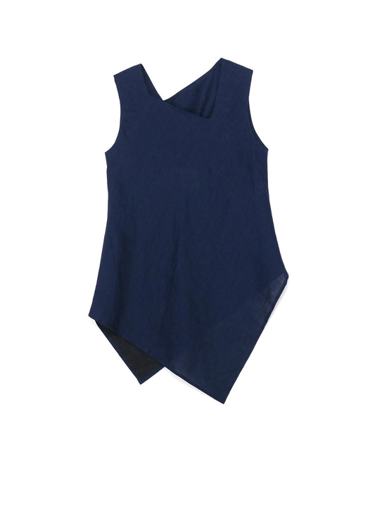 INDIGO + JAPANESE INK SLEEVELESS BLOUSE