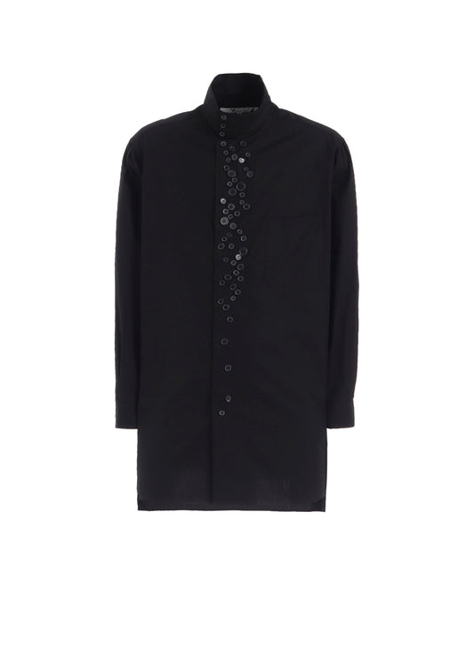 100/2 BROAD LONG SLEEVE SHIRT WITH MANY BUTTONS