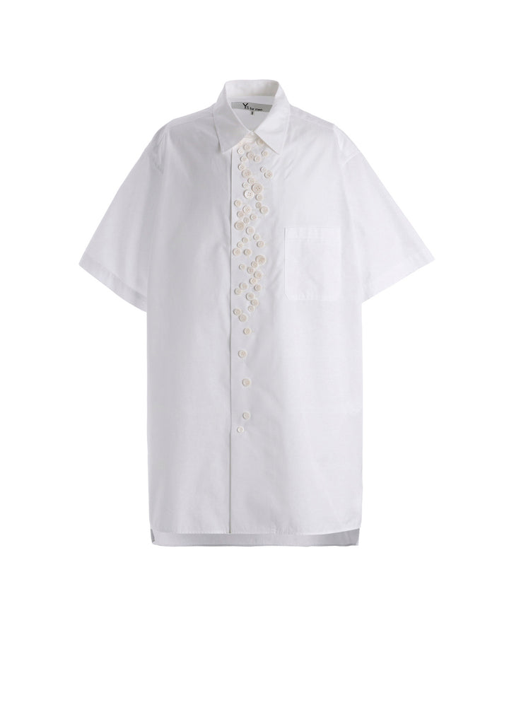 100/2 BROAD SHORT SLEEVE SHIRT WITH MANY BUTTONS